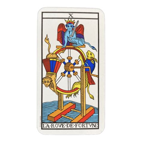 La rueda de la fortuna en el tarot de Marsella: significado